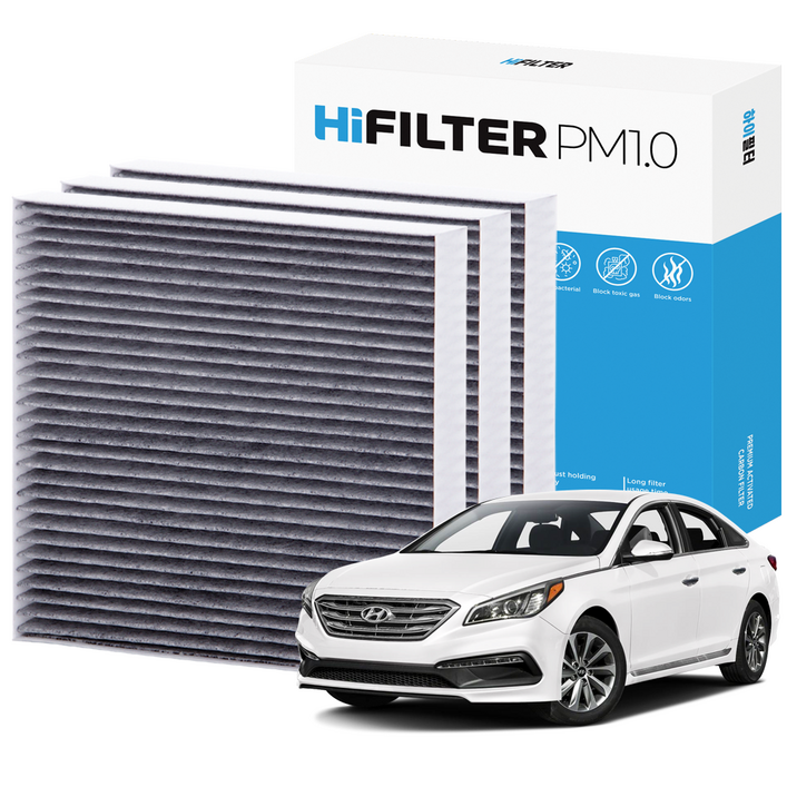 21 하이필터 PM1.0 활성탄 자동차 에어컨필터 현대