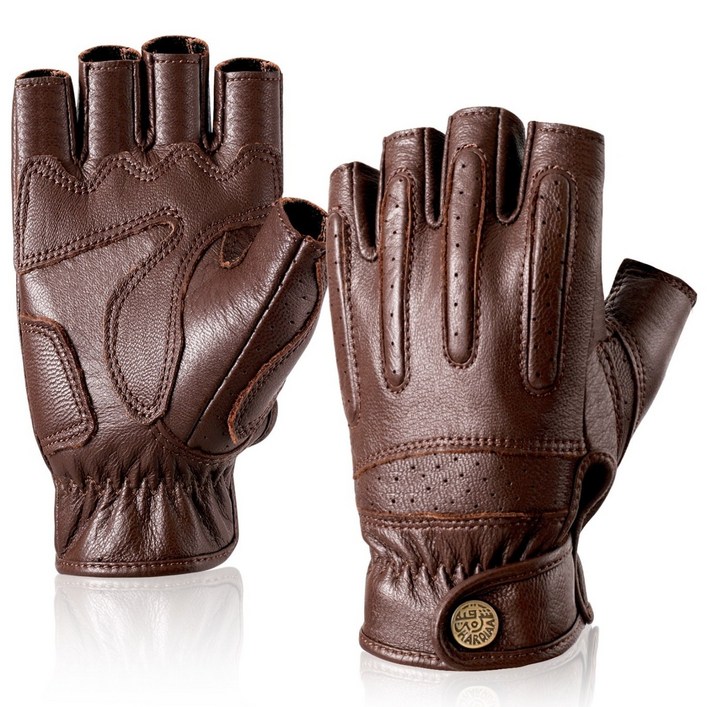 OMBRY 오토바이 장갑 봄 바이크 라이더 레이싱 가죽 스마트폰 터치 글러브5035