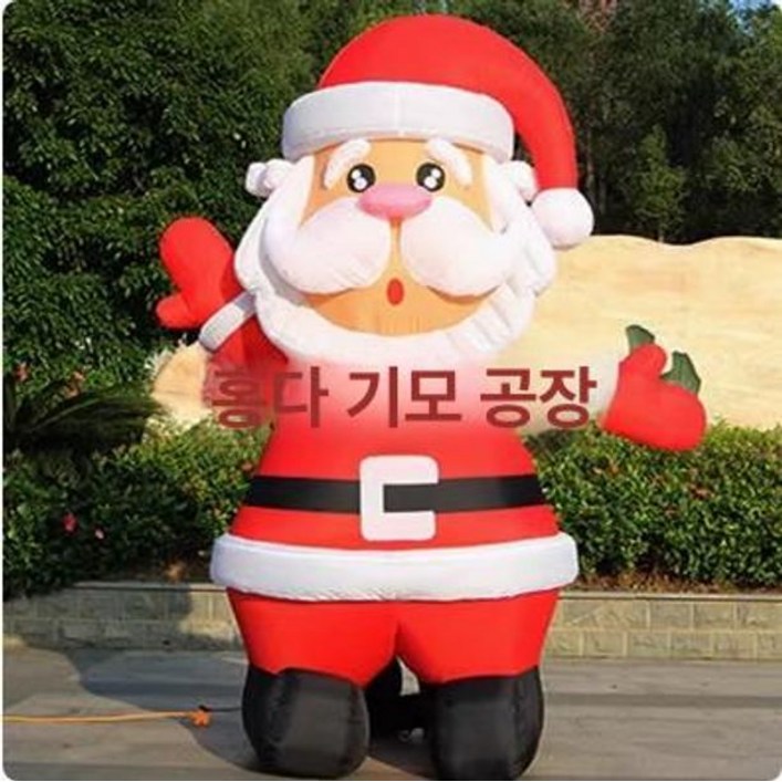 에어 산타 성탄절 카페 벌룬 소품 장식 야외 조형물 4m모델