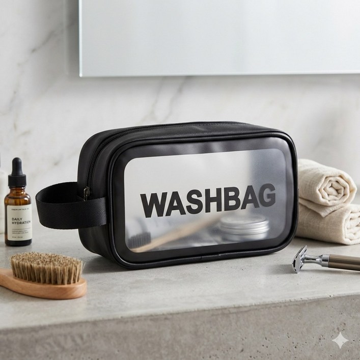 에아튠 방수 헬스장 워터파크 물놀이 목욕가방 워시백 파우치