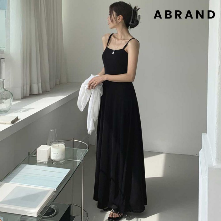 에이브랜드 마론 민소매 맥시 롱 드레스 여름원피스데일리원피스무료배송