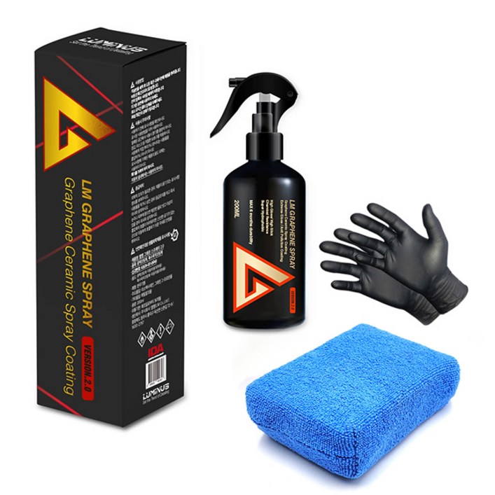 루미너스 LM그래핀 스프레이 2.0 200ml 자동차 광택 코팅제 관리제 물왁스어플, 1개, 200ml