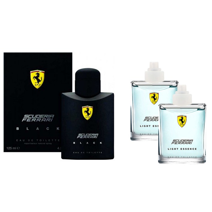 공식수입 페라리 블랙 오 드 뚜왈렛 125ml 페라리 라이트 에센스 75ml 페라리 라이트 에센스 75ml 세트