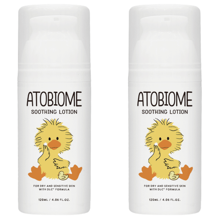 유통기한 임박 특가 독일더마테스트 완료 아토바이옴 수딩 로션 유아 로션 120ml 산뜻한 진정로션, 2개, 120ml