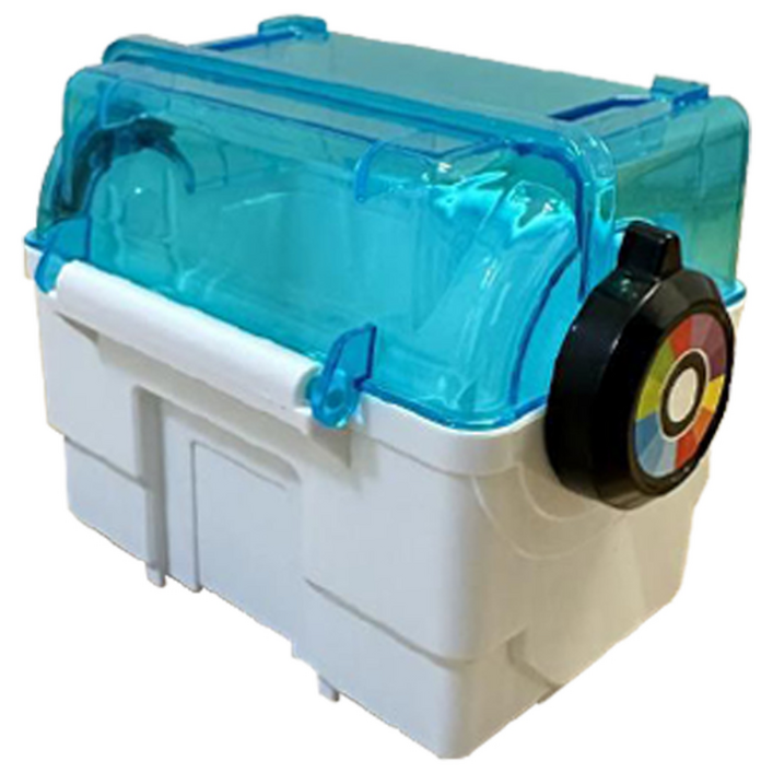 HK.sell 가오레 박스 가방 파우치 디스크보관함, 1개, 블루