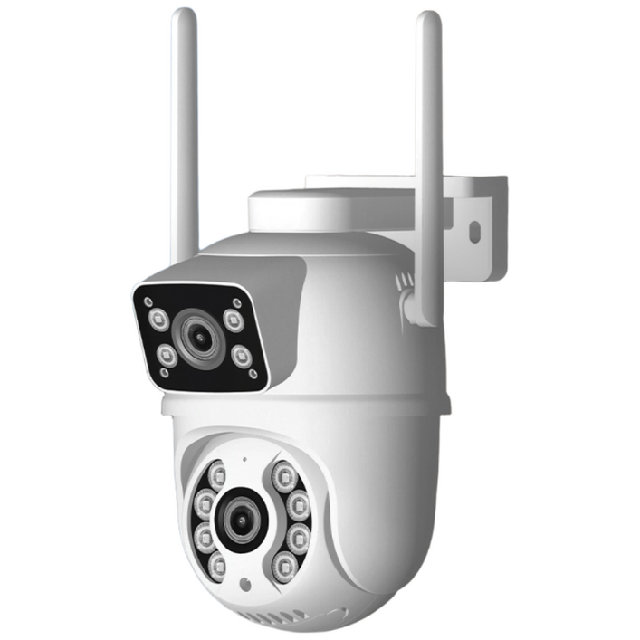 듀얼 카메라 실내외 겸용 CCTV 1080p고화소 홈캠 주차장 마당 보안 카메라