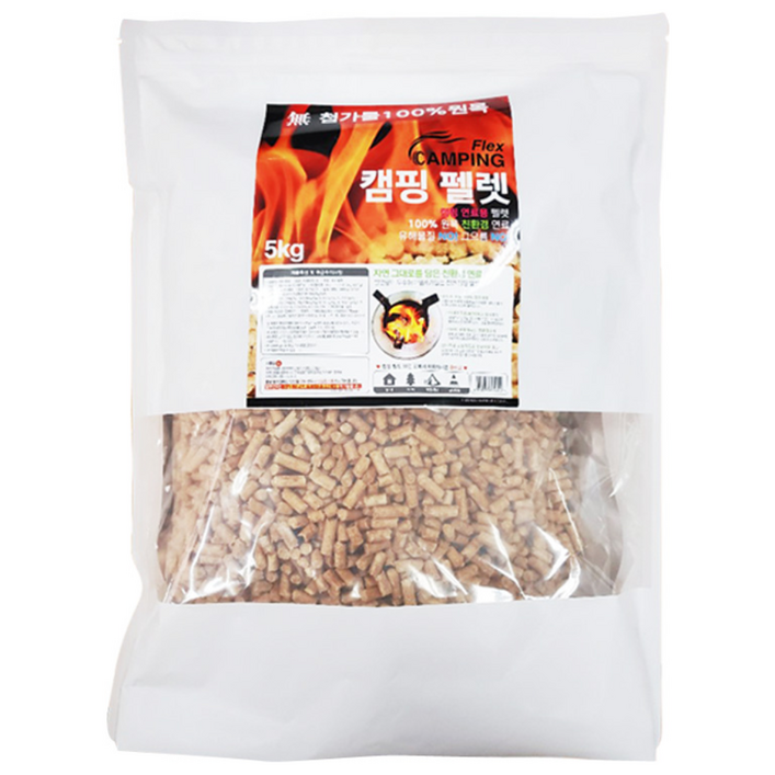 사은품증정 캠핑플렉스 펠렛 캠핑펠렛 우드스토브펠릿 불멍 소포장 대용량 5kg 10kg 20kg 캠핑난로 캠핑연료 우드펠렛 난로 목재 연료 화목연료 화늬펠렛