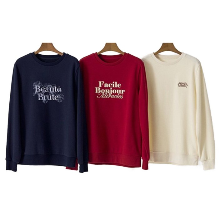 테이트 TATE 25FW 여성 아트웍 기모 스웻셔츠 3종