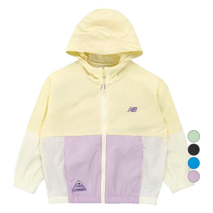 뉴발란스키즈 Fishing Club 2 컬러블럭 홑겹 바람막이 뉴발란스키즈 Fishing Club 2 컬러블럭 홑겹 바람막이