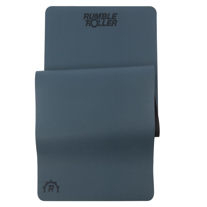 럼블롤러 논슬립 고무 홈트 필라테스 스트레칭 요가매트, storm blue, 1개