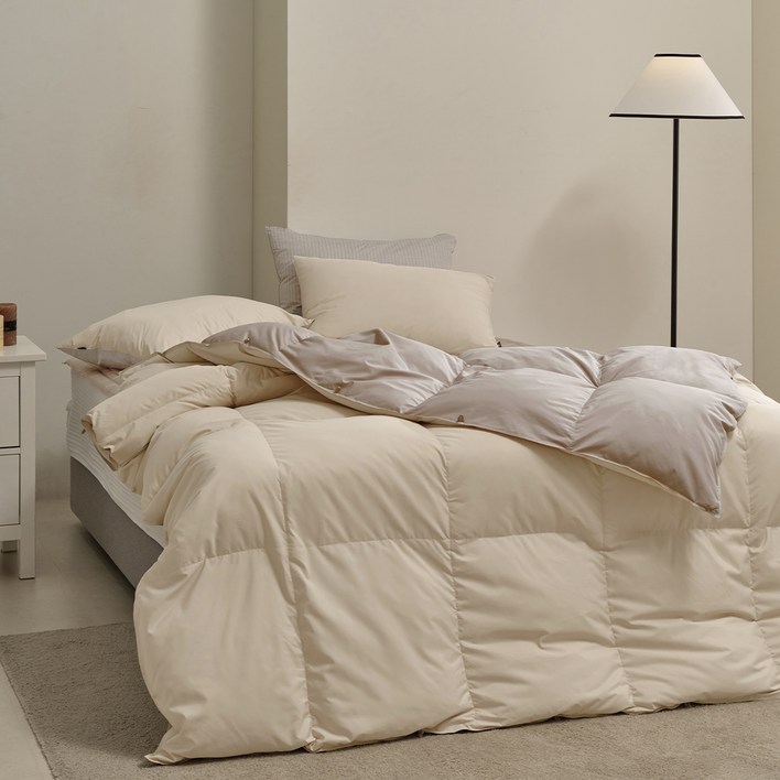 파르페by알레르망 국내 제조 메이비 헝가리80 구스 차렵이불