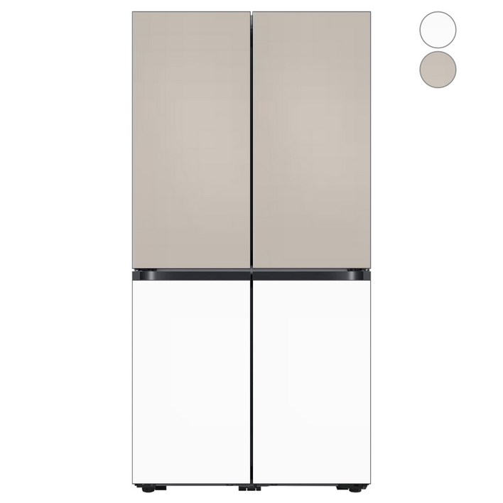 [색상선택형] 삼성전자 비스포크 프리스탠딩 4도어 냉장고 875L 방문설치 비스포크냉장고