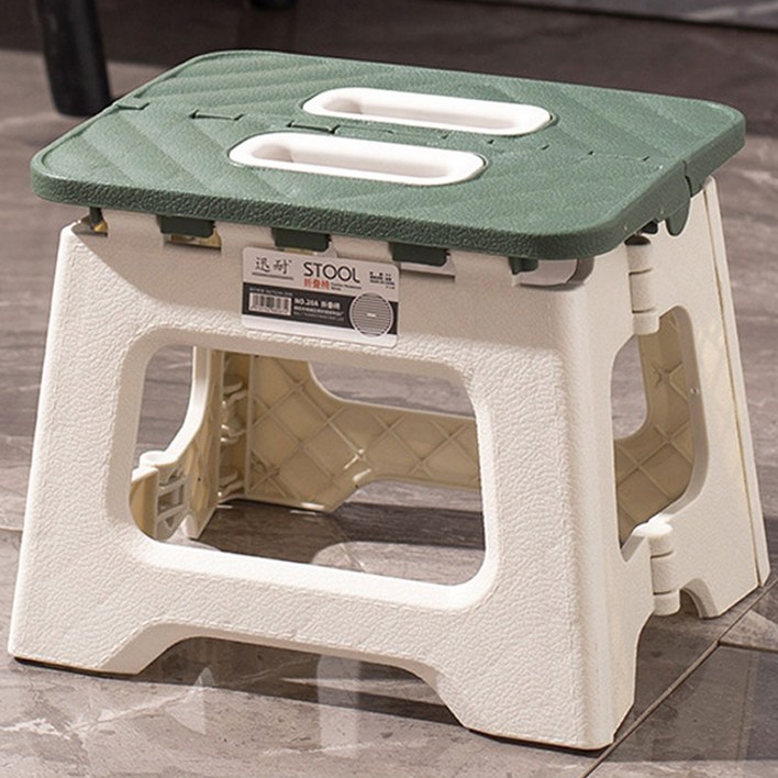 리브리카 휴대용 접이식 간이 보조 폴딩 체어 대, 그린, 1개