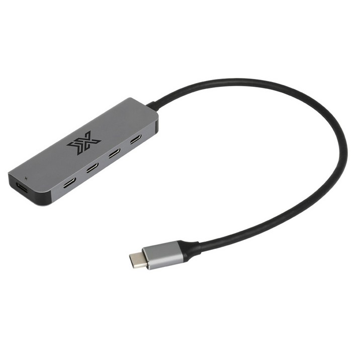 IX 5in1 C to C타입 USB 3.1 Gen2 10G PD 100W 멀티 허브 IXU31HC5, 다크그레이, 1개 IX 5in1 C to C타입 USB 3.1 Gen2 10G PD 100W 멀티 허브 IXU31HC5, 다크그레이, 1개