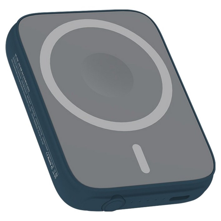 보바 3in1 맥세이프 워치 보조배터리 5000mAh, 네이비, VA106애플워치