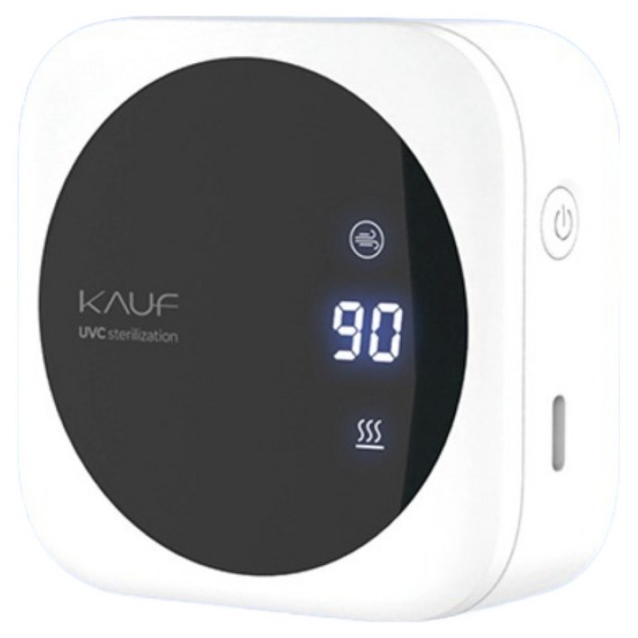 카프 휴대용 UVC 히팅 칫솔살균기, KFDL4, 화이트