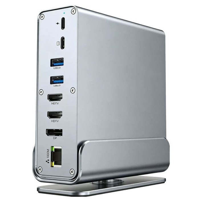 유니콘 C타입 16 in 1 10G 100W 썬더볼트 지원 모니터확장 미러링 멀티허브 도킹스테이션 TCH1600M