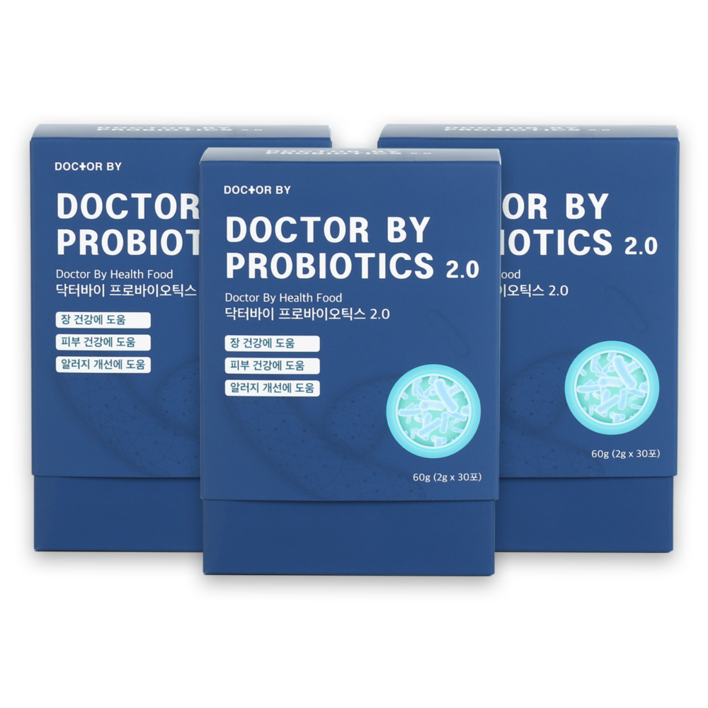닥터바이 강아지 프로바이오틱스 유산균 30p 60g, 팔라티노스, 3세트, 소화기능 개선