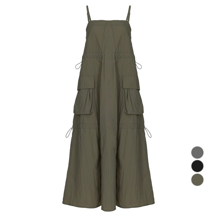 부루앤쥬디 여성용 더블 스트링 카고 원피스 BORHDR501B