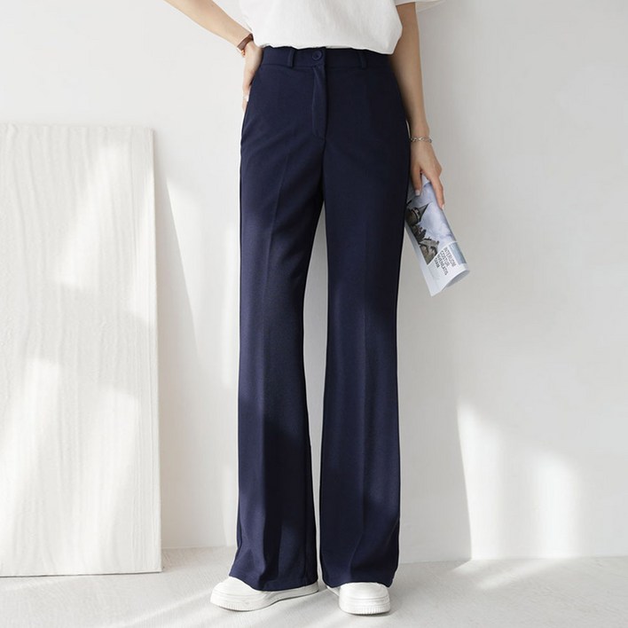 앤드스타일 여성용 U5올사이드 텐션 부츠컷 슬랙스 261357