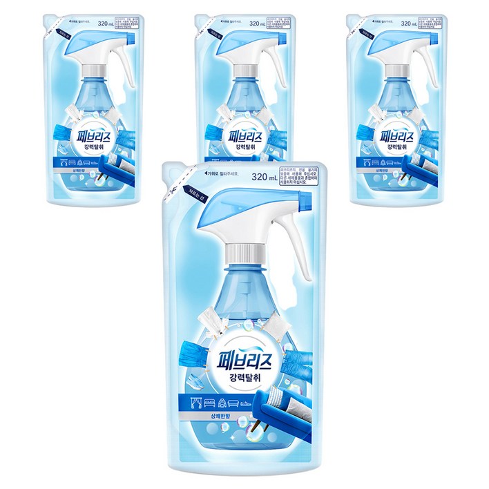 페브리즈 섬유탈취제 강력탈취 상쾌한향 리필