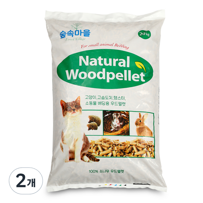 숲속마을 네추럴 우드펠렛 고양이모래