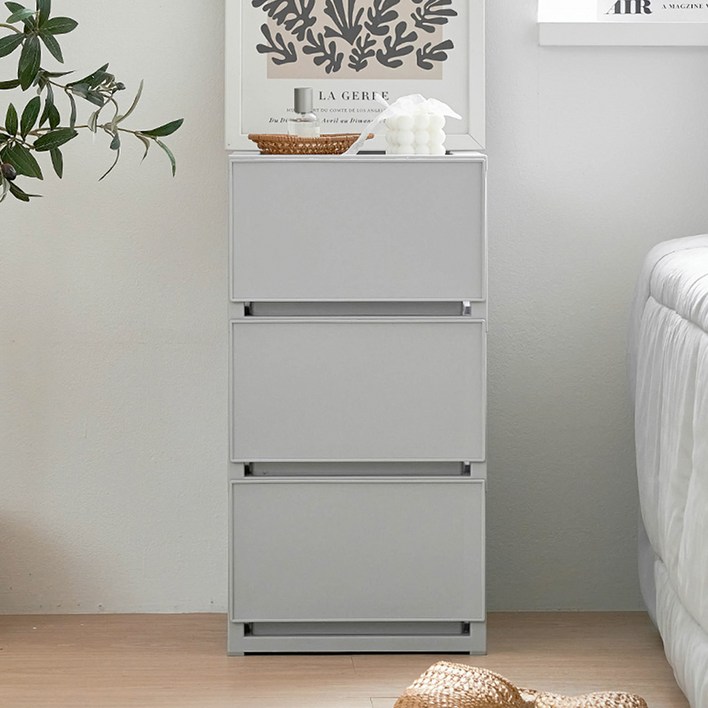 코멧 국내생산 모던 슬림서랍장