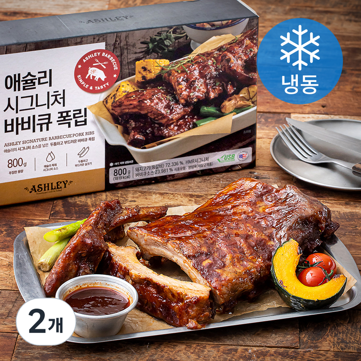 [로켓프레시] 애슐리 시그니처 바비큐 폭립 (냉동)