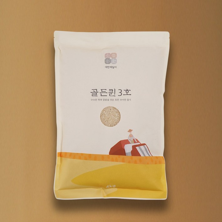 대한제일미 골든퀸 3호 쌀, 4kg, 1개