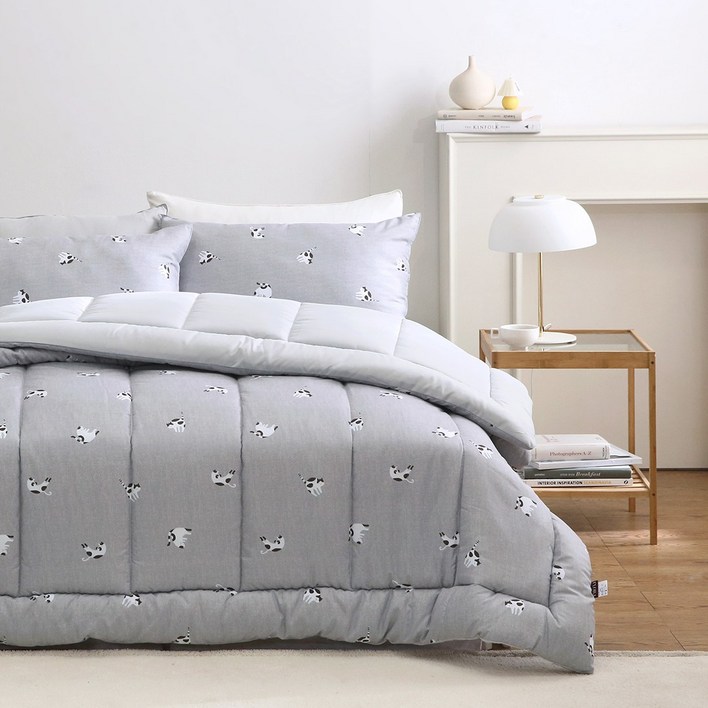 플로라침구 코지베어 차렵이불