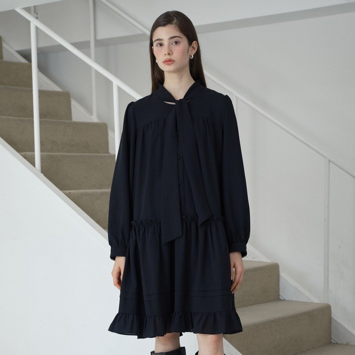 쥬시쥬디 여성용 버튼업 타이원피스 JZOP621C