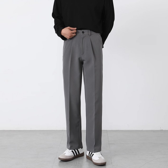 엘쏘 남성용 옴므 밴딩 데일리 일자 슬랙스