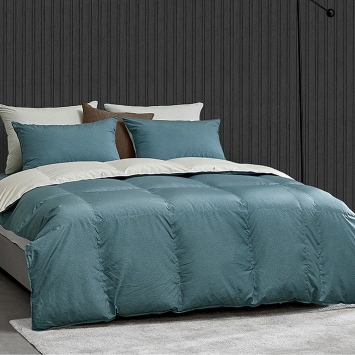 알레르망 마티오 폴란드95 프리미엄 구스 차렵이불 베개커버 패드 세트