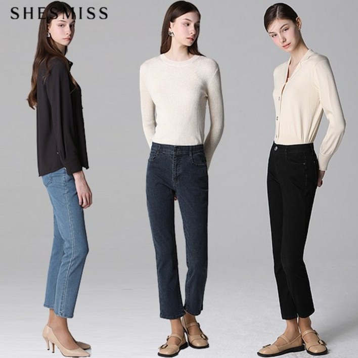 쉬즈미스 데일리 스트레치 데님 팬츠 택가격 158000원 쉬즈미스 데일리 스트레치 데님 팬츠 택가격 158000원