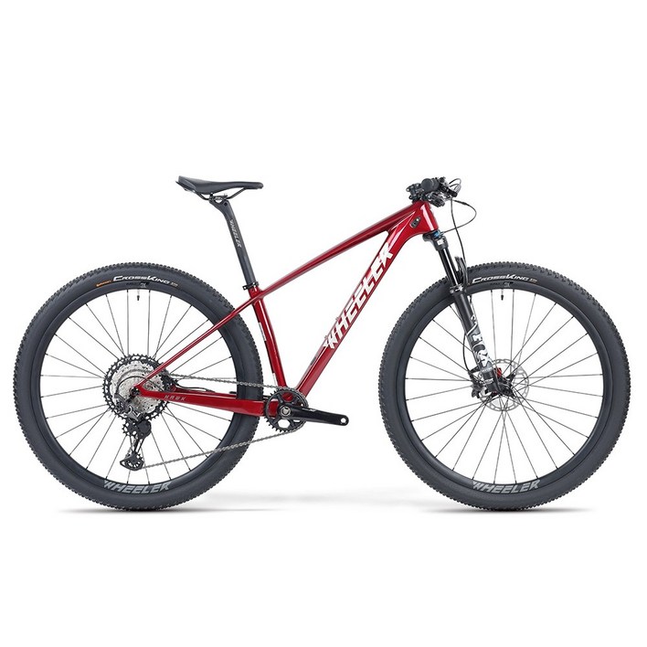 휠러 HAWK800 25년형 시마노 XT 29 산악 MTB 자전거, 1개, 180cm, XT 1x12 / 레드 S사이즈