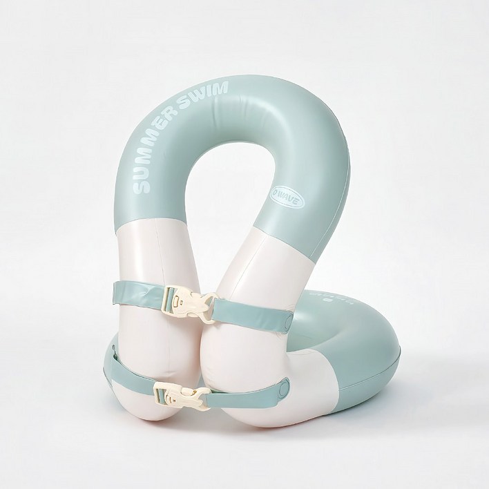 디웨이브 어린이 아동용 구명조끼 부력보조 넥튜브 25kg, 민트, 1개