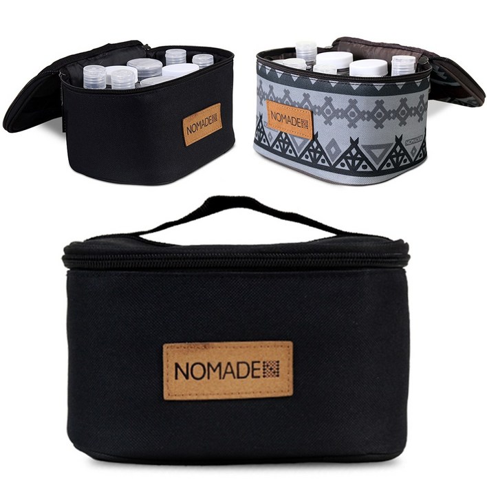 노마드 하이클래스 양념통 M 8p 블랙 그레이 차박 소스통 시즈닝 쉐프 양념 캠핑 용품