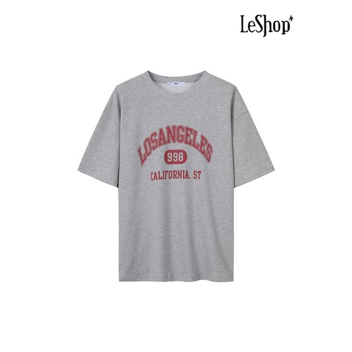 르샵 베이직 레터링 반팔 티셔츠  BP4TS012A