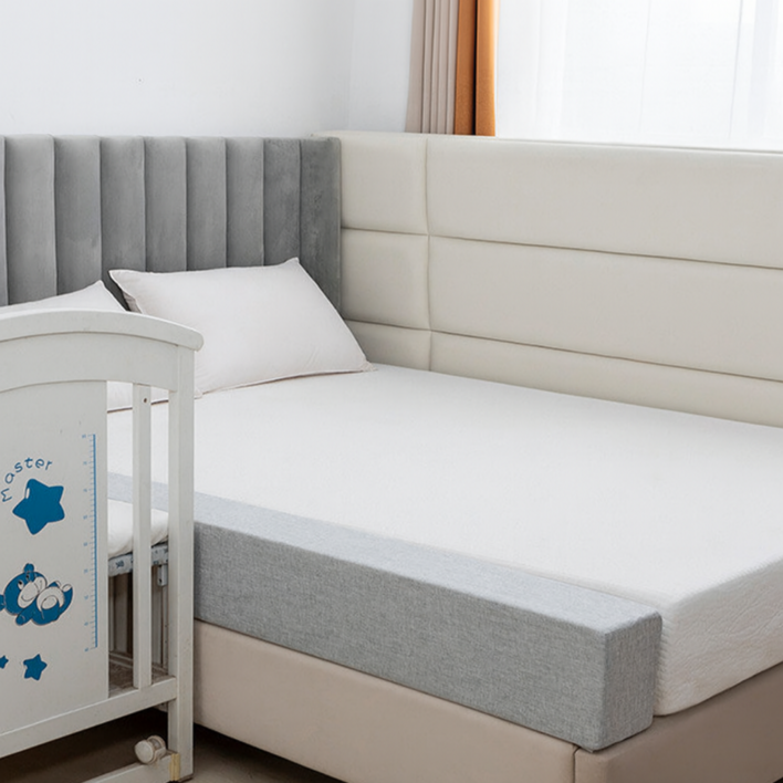 룸잇 침대틈새쿠션 틈새막이 침대사이 압축유통기한 관리중, 그레이