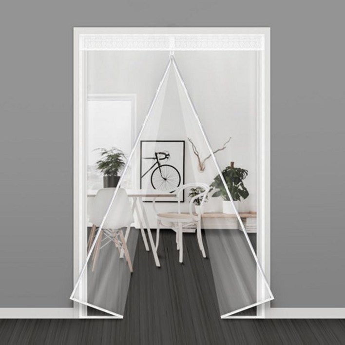 방풍비닐 현관용 특대형(150x230cm) 두꺼운 방풍막 문, 1개 방풍커튼
