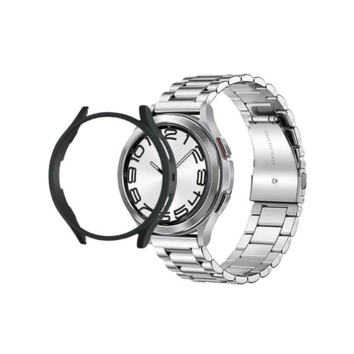 갤럭시워치6 클래식 43mm 하드 케이스메탈 스트랩