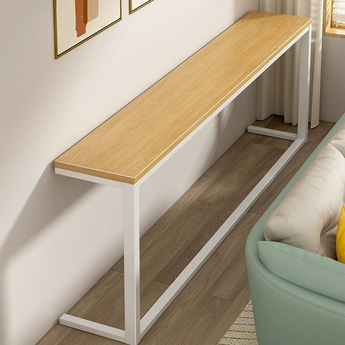 폭좁은테이블 틈새 긴 장식장 수납 원목식탁 인테리어 카페