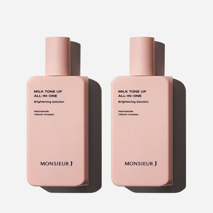 공식 판매처 무슈제이 밀크 톤업 올인원 200ml, 200ml, 2개