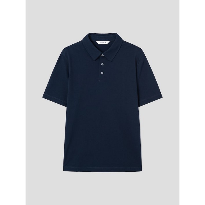 정품 로가디스 남자 반팔티 썸머 피케 칼라넥 네이비 반팔티셔츠