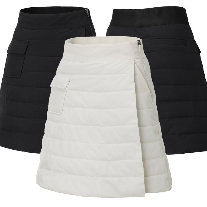 샤인힐즈 겨울 WB 여성 웰론 패딩 카고포켓 스커트 5부 바지 반바지 WBP5726
