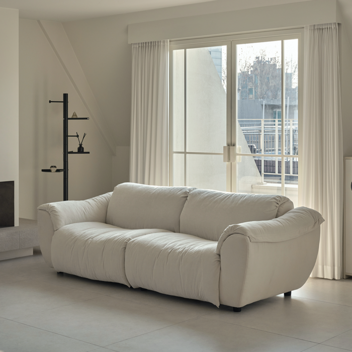 파찌홈 꼬모 패브릭 3인용 모듈 소파, 모닝아이보리