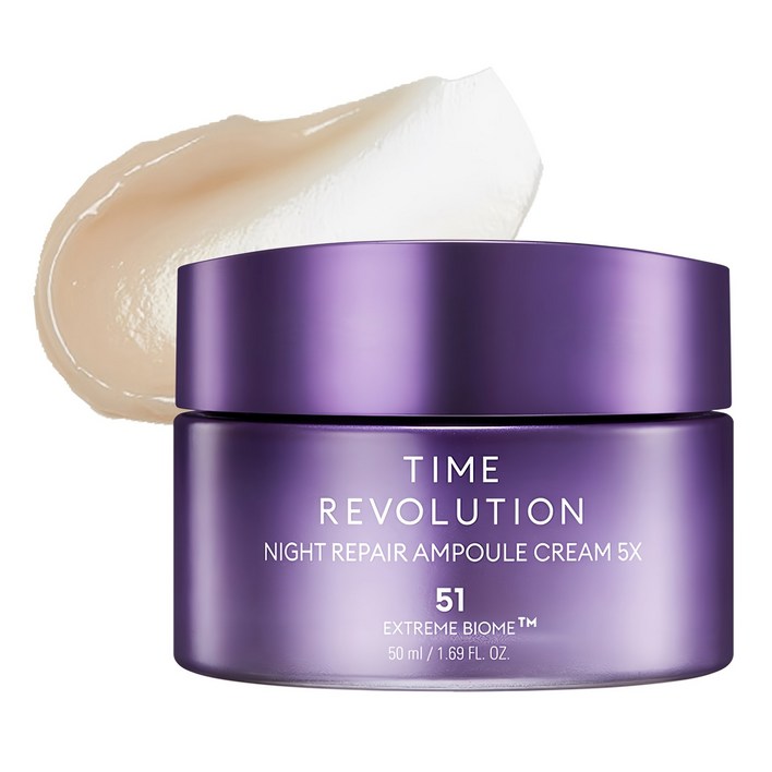 미샤 타임 레볼루션 나이트 리페어 앰플 크림 5X, 50ml, 1개 미샤 타임 레볼루션 나이트 리페어 앰플 크림 5X, 50ml, 1개