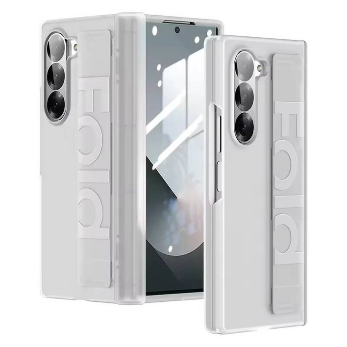 삼성 갤럭시 Z 폴드 7 6 5용 손목 스트랩 하드 힌지 폰 케이스 스크린 필름 충격 방지 커버