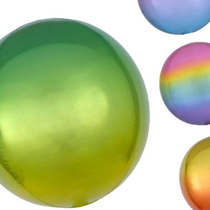 SEC 오브옹브레 은박풍선  생일 파티 호일풍선  백일 소품