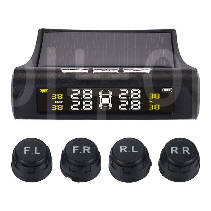 이누아 TPMS 타이어 압력 모니터 공기압 측정기 태양열 외장내장 센서